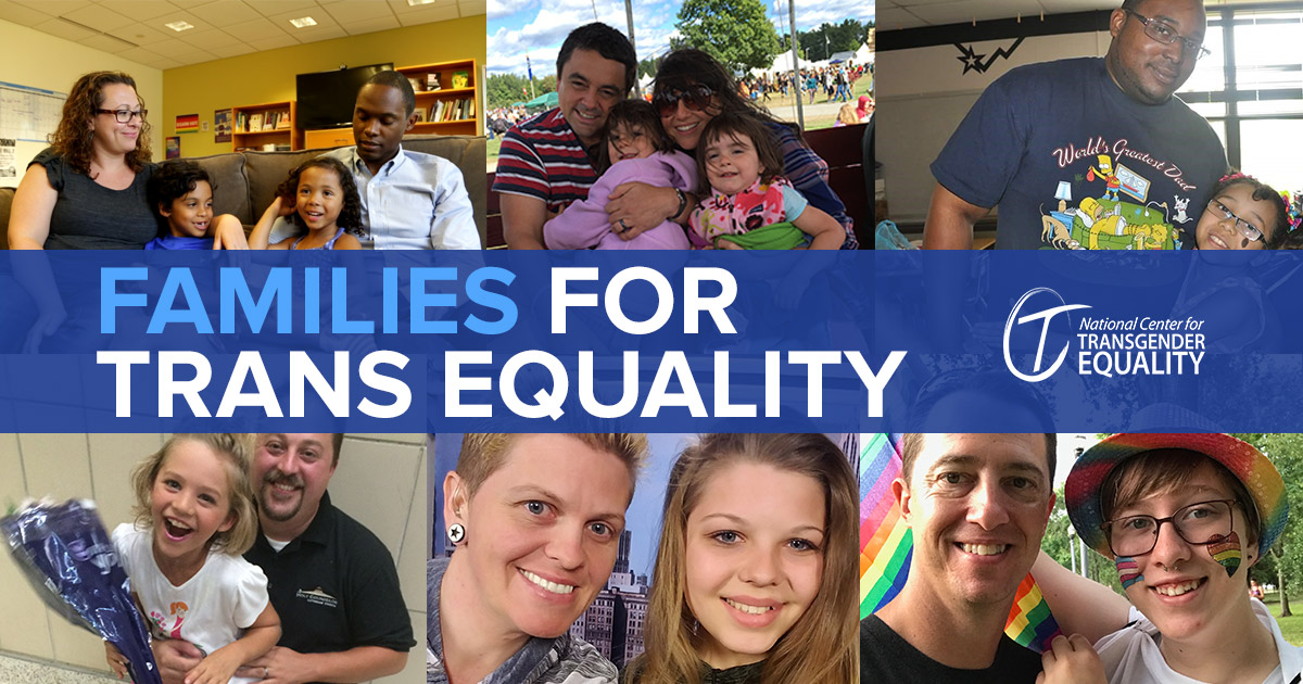 Families for Trans Equality banner